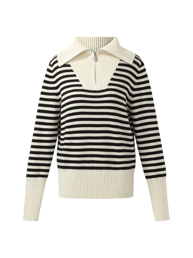 Persora™ | Half-Zip Women Knit Top
