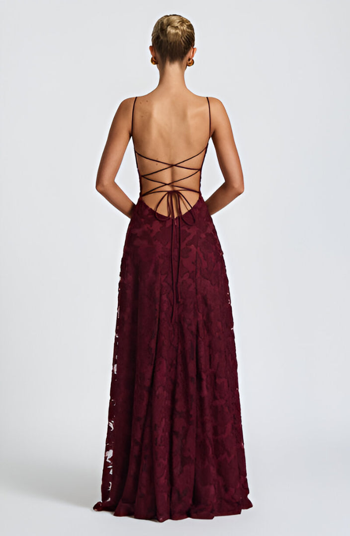 Persora™ | Lace Corset Maxi Dress