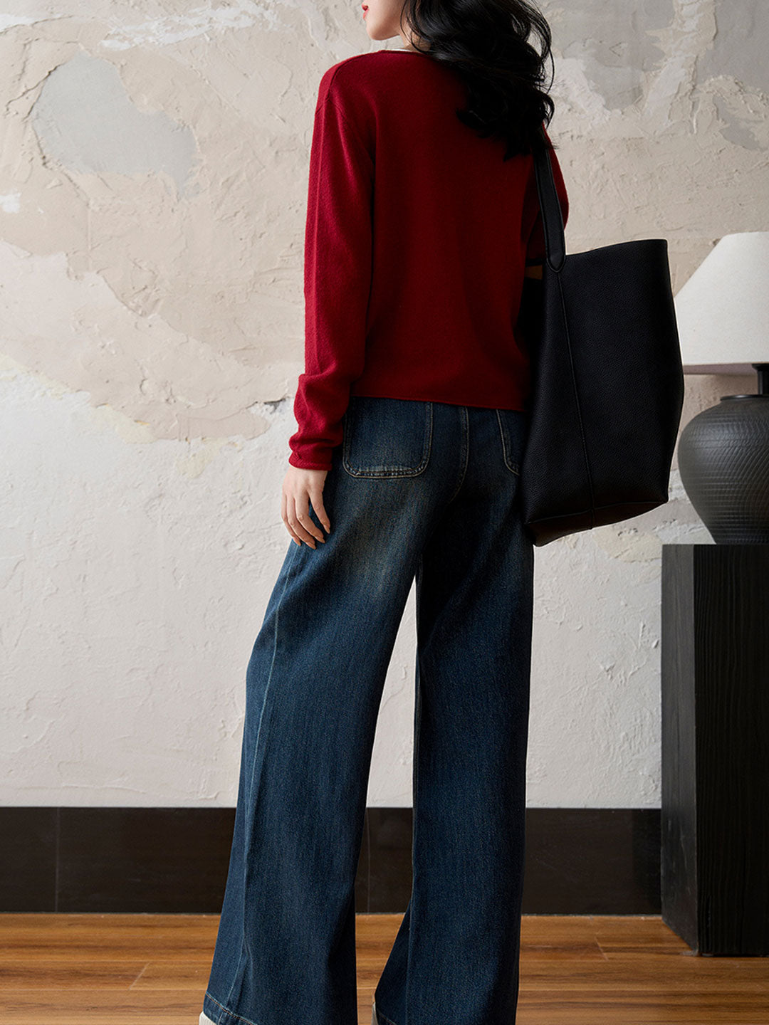 Persora™ | Vintage High Waist Wide Jeans