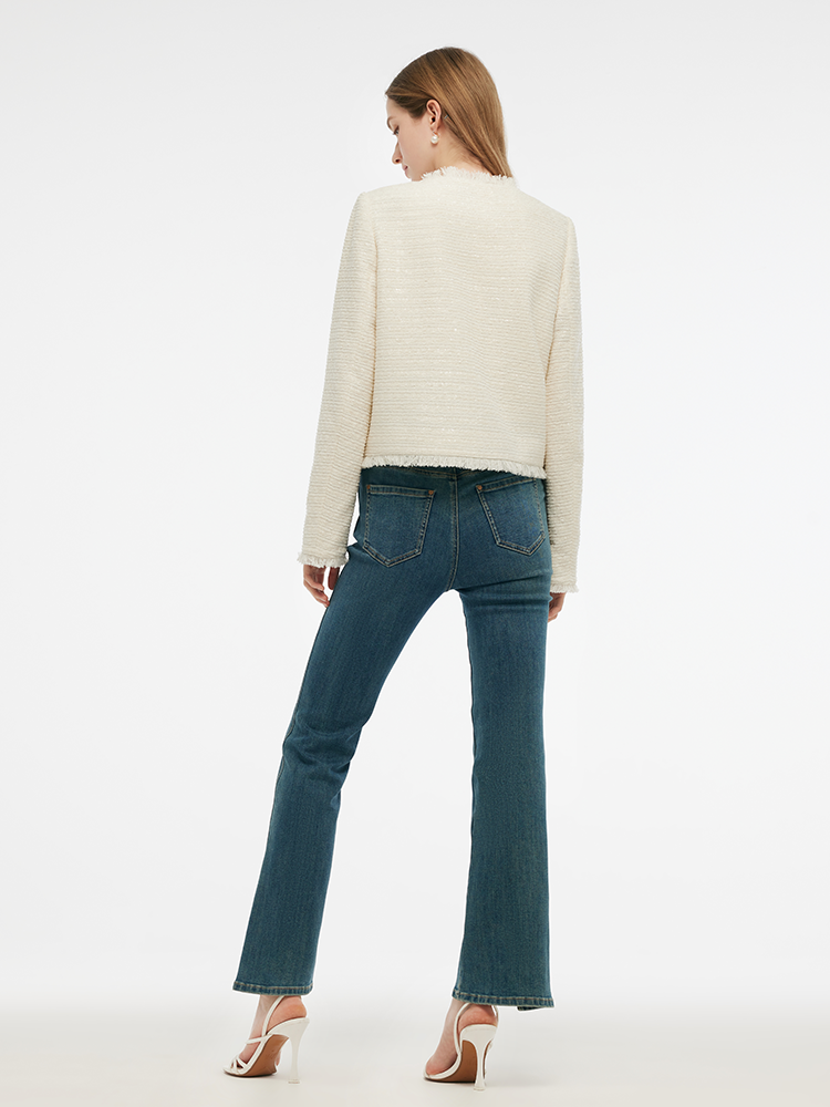 Persora™ | Collarless Crop Jacket
