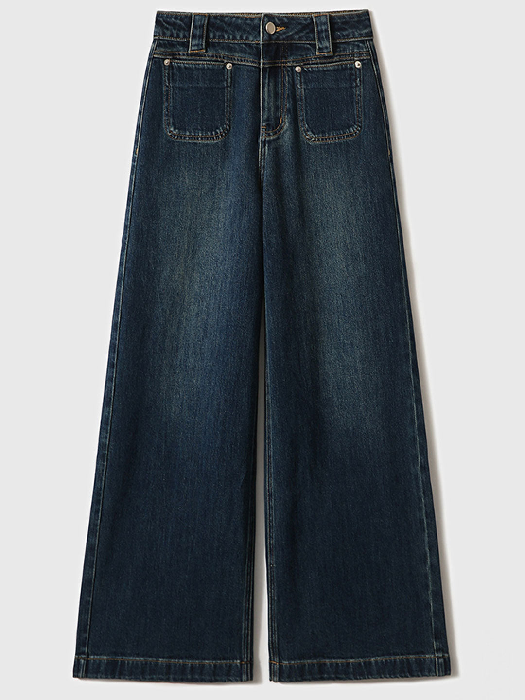 Persora™ | Vintage High Waist Wide Jeans