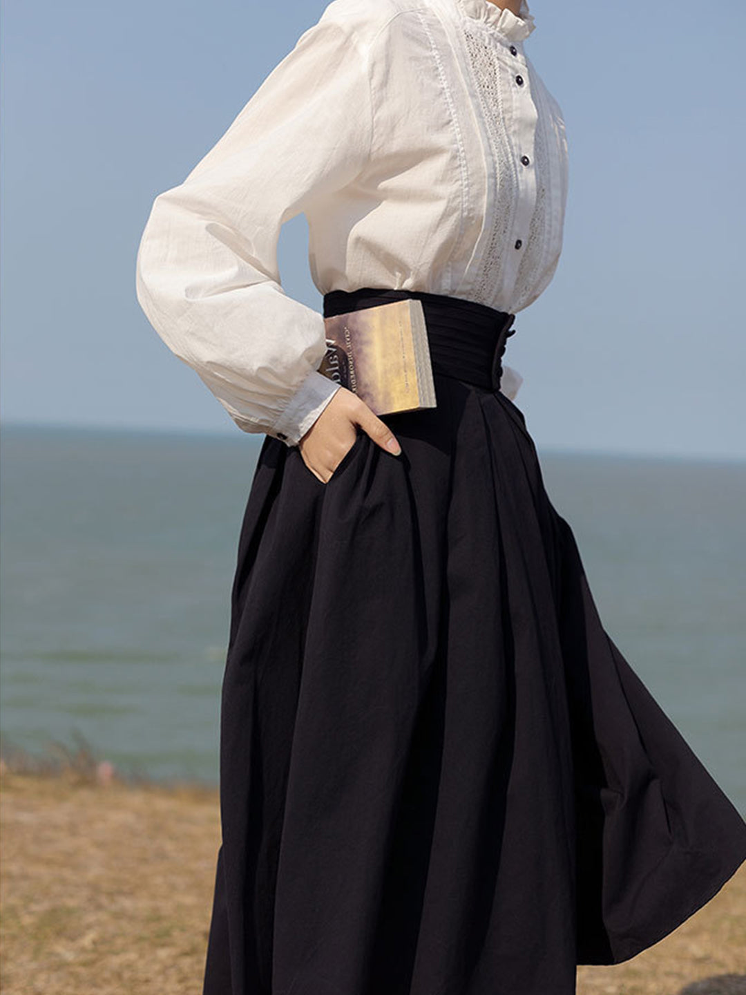 Persora™ | Elegant High waist a-line skirt