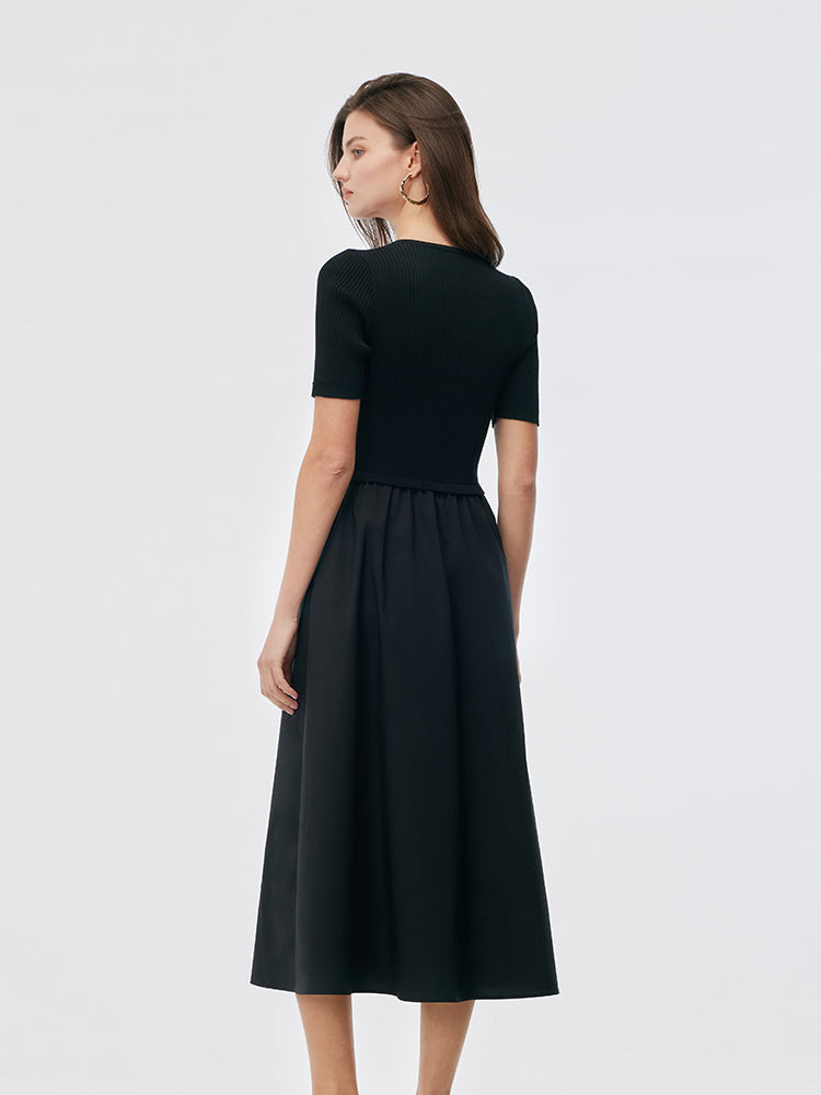 Persora™ | Tencel V-Neck Midi Dress