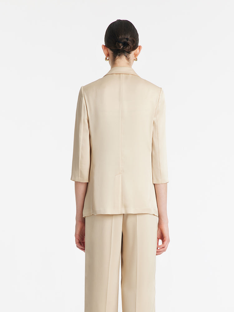 Persora™ | Acetate One Button Blazer