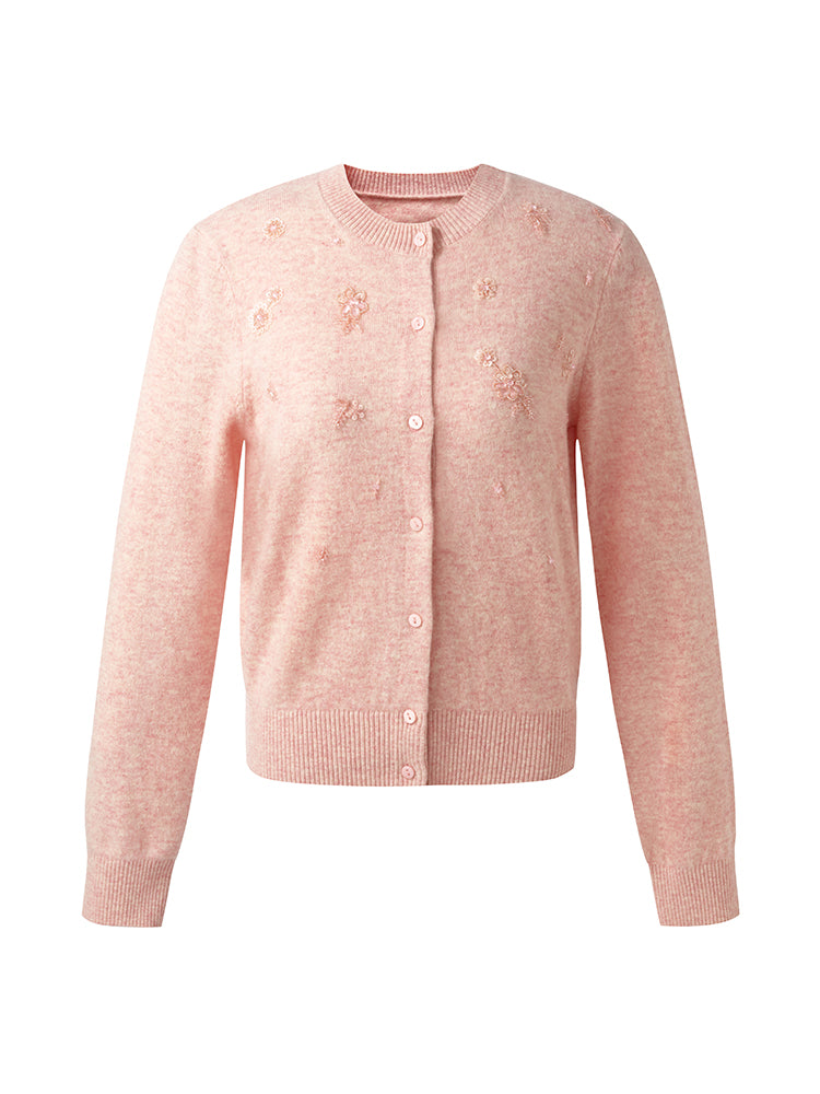 Persora™ | Floral Beaded Women Cardigan