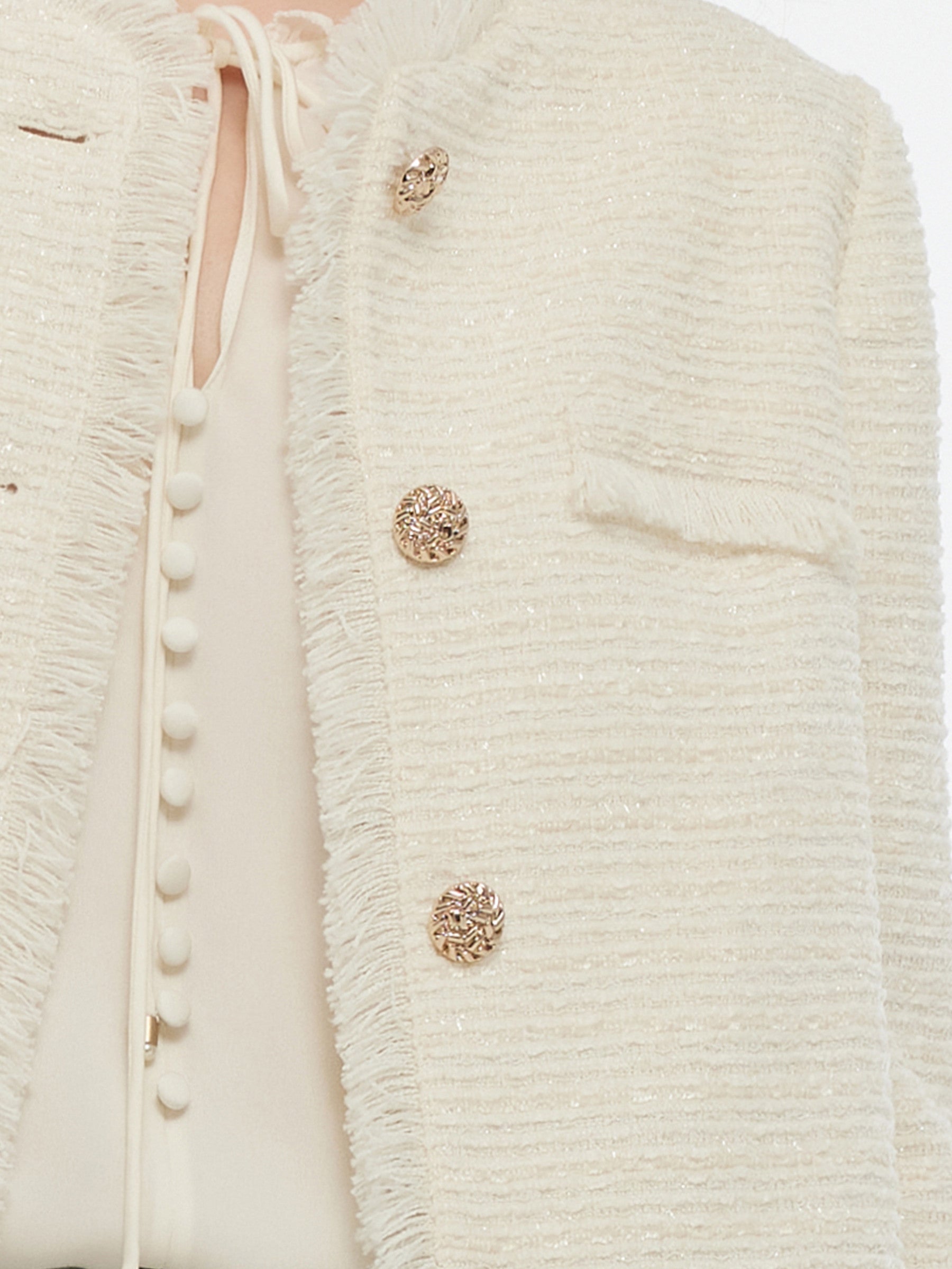 Persora™ | Collarless Crop Jacket