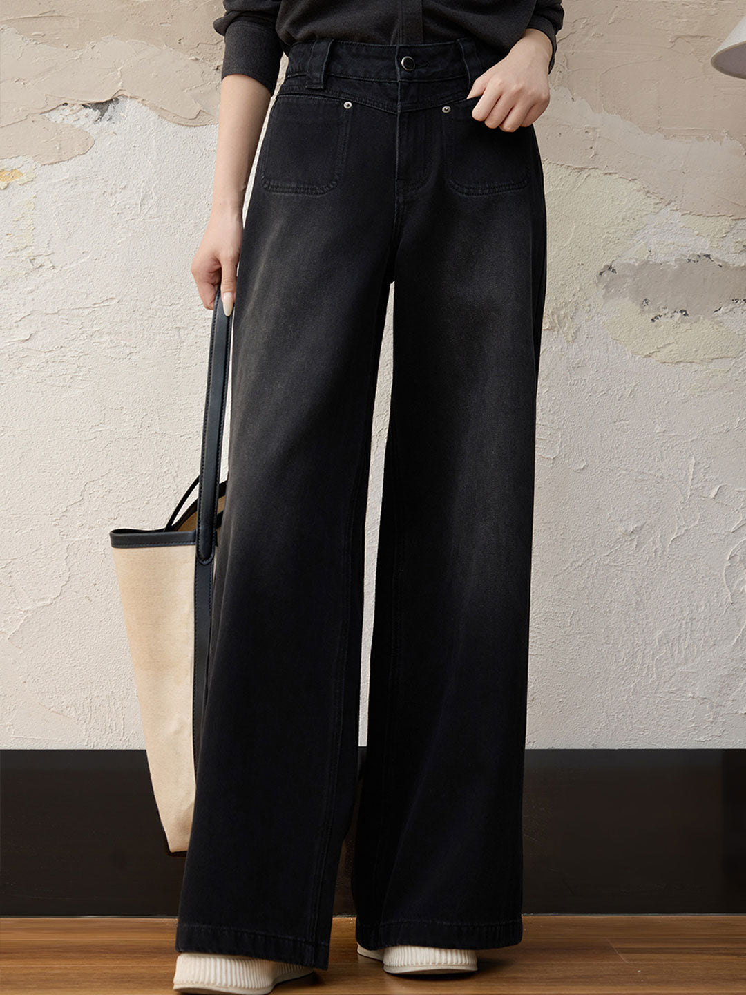 Persora™ | Vintage High Waist Wide Jeans