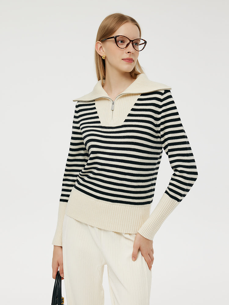 Persora™ | Half-Zip Women Knit Top