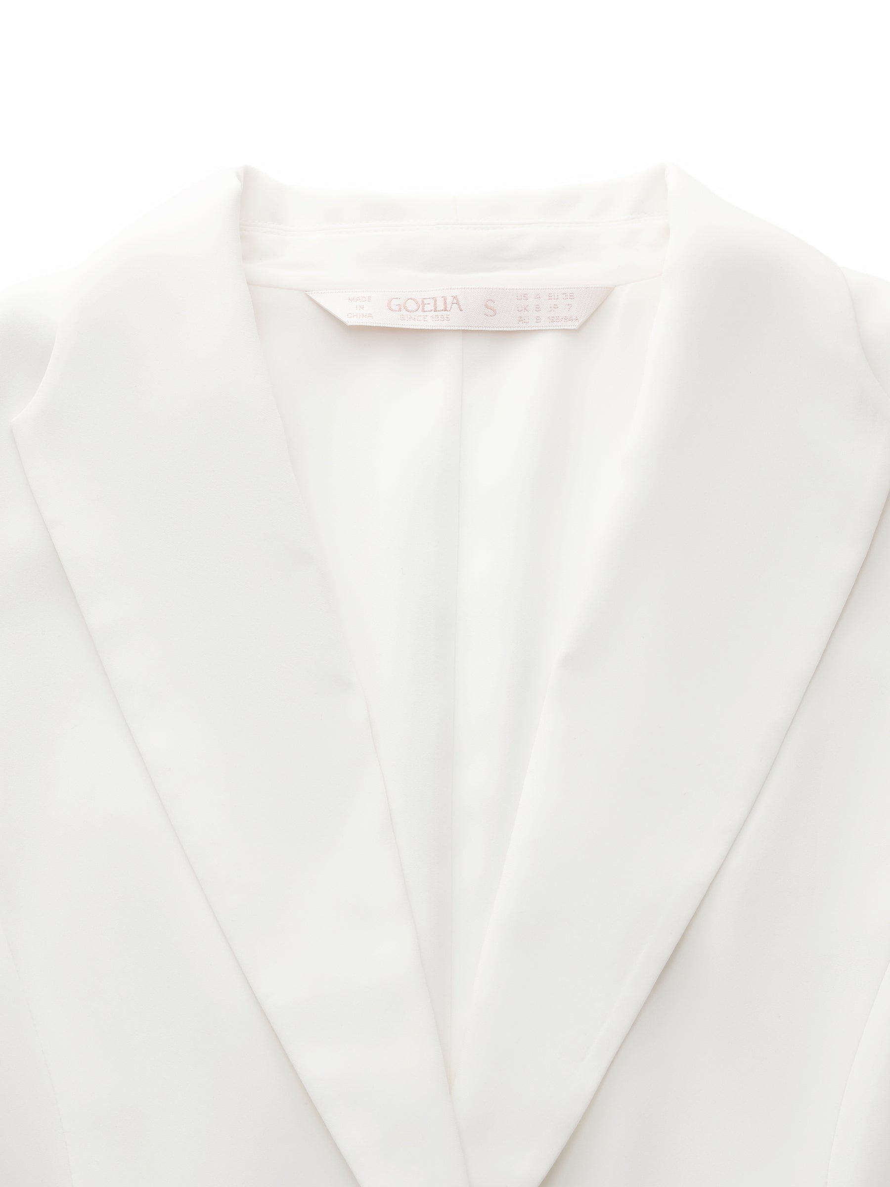 Persora™ | Triacetate Blend Gathered Waist Blazer