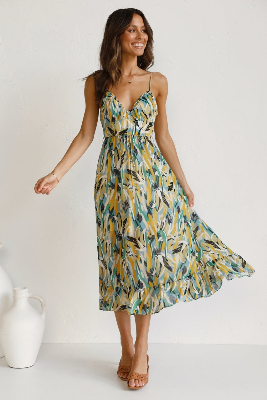 Persora™ | Vibrant Bliss Midi Dress