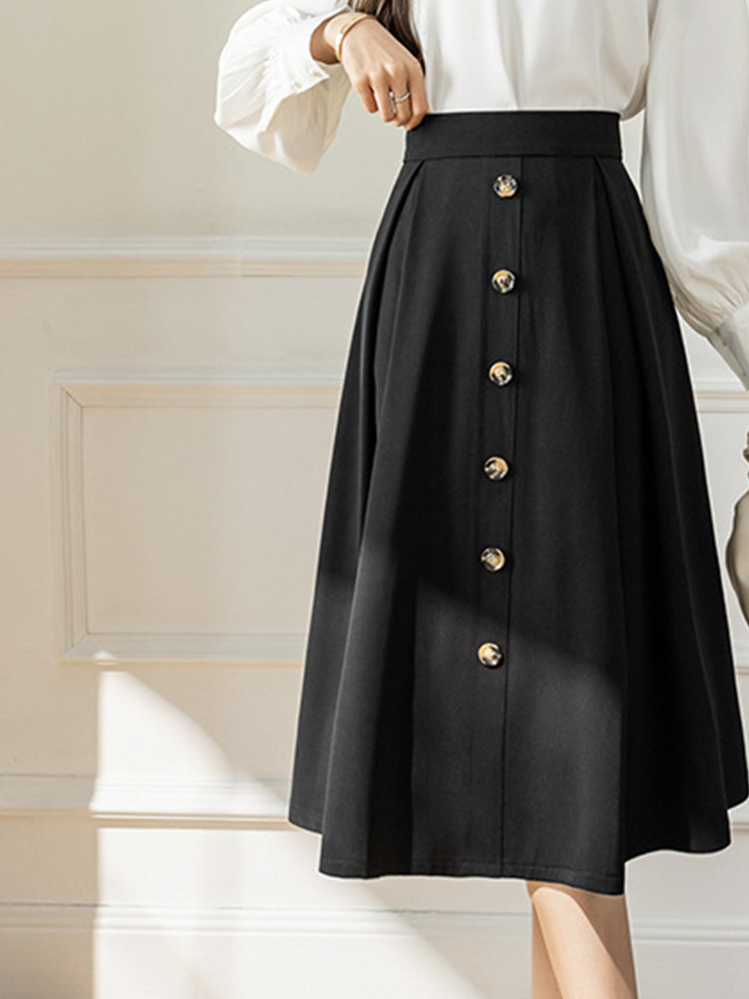 Persora™ | High Waist A-line Skirt
