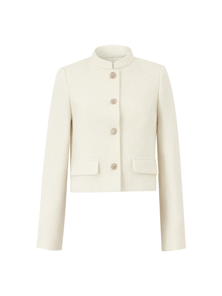 Persora™ | Wool Blend Single-Breasted Jacket