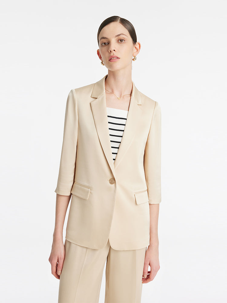Persora™ | Acetate One Button Blazer