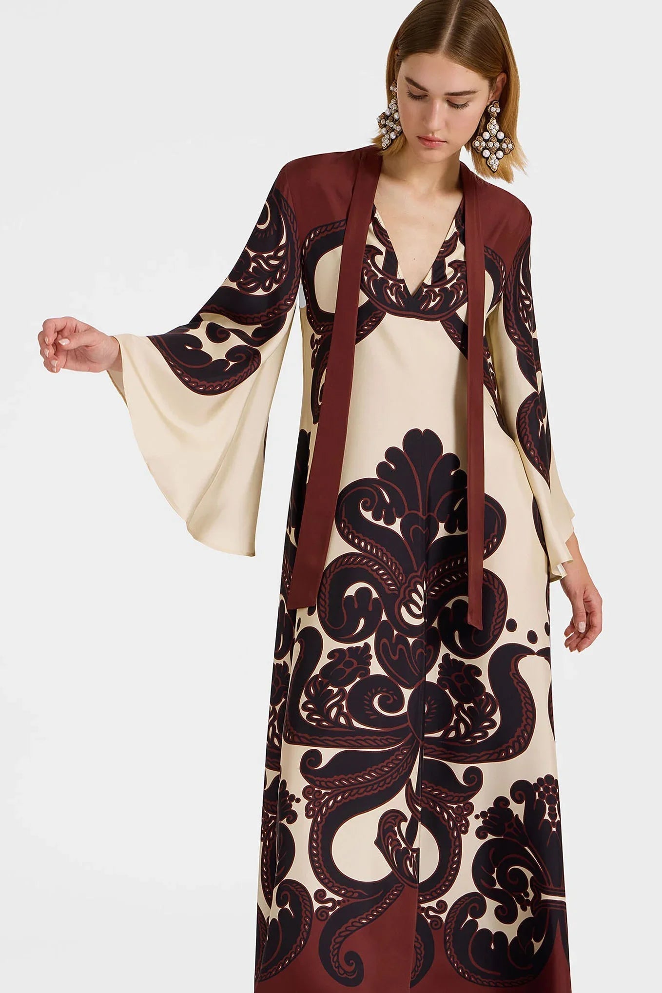 Persora™ | Grenadilla Bloom Satin Gown
