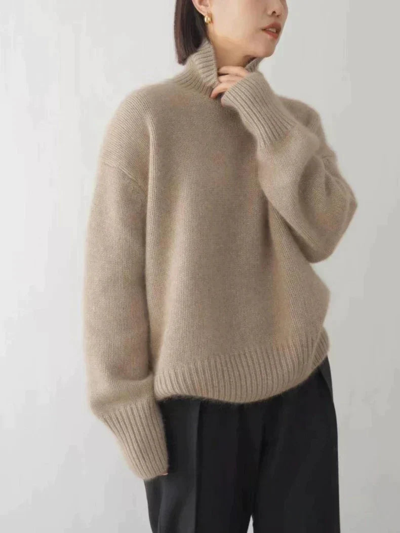 Persora™ | Chic Cashmere Turtleneck Sweater