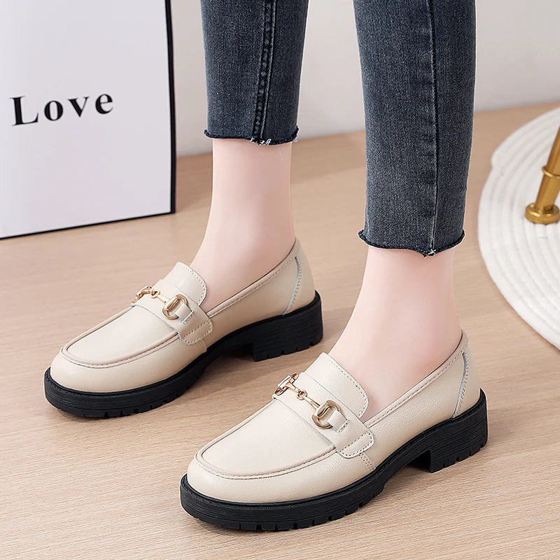 Clara | Comfortable faux leather loafers
