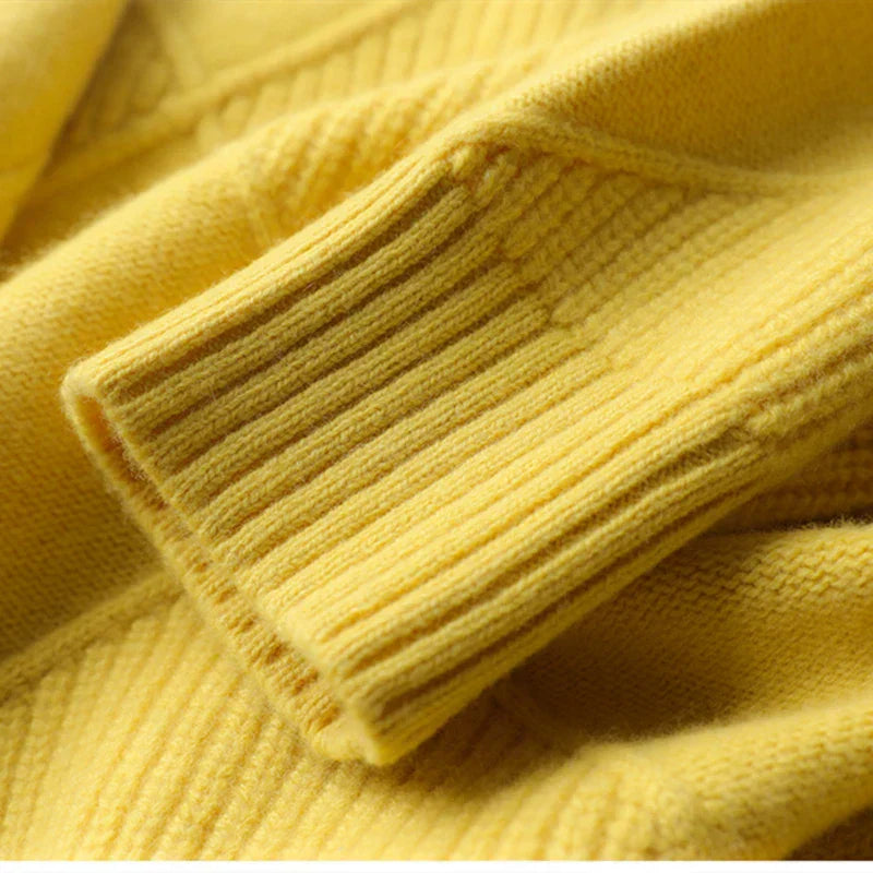 Persora™ | Textured Geometric Knit Sweater