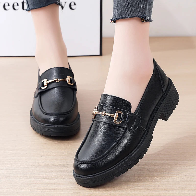 Clara | Comfortable faux leather loafers