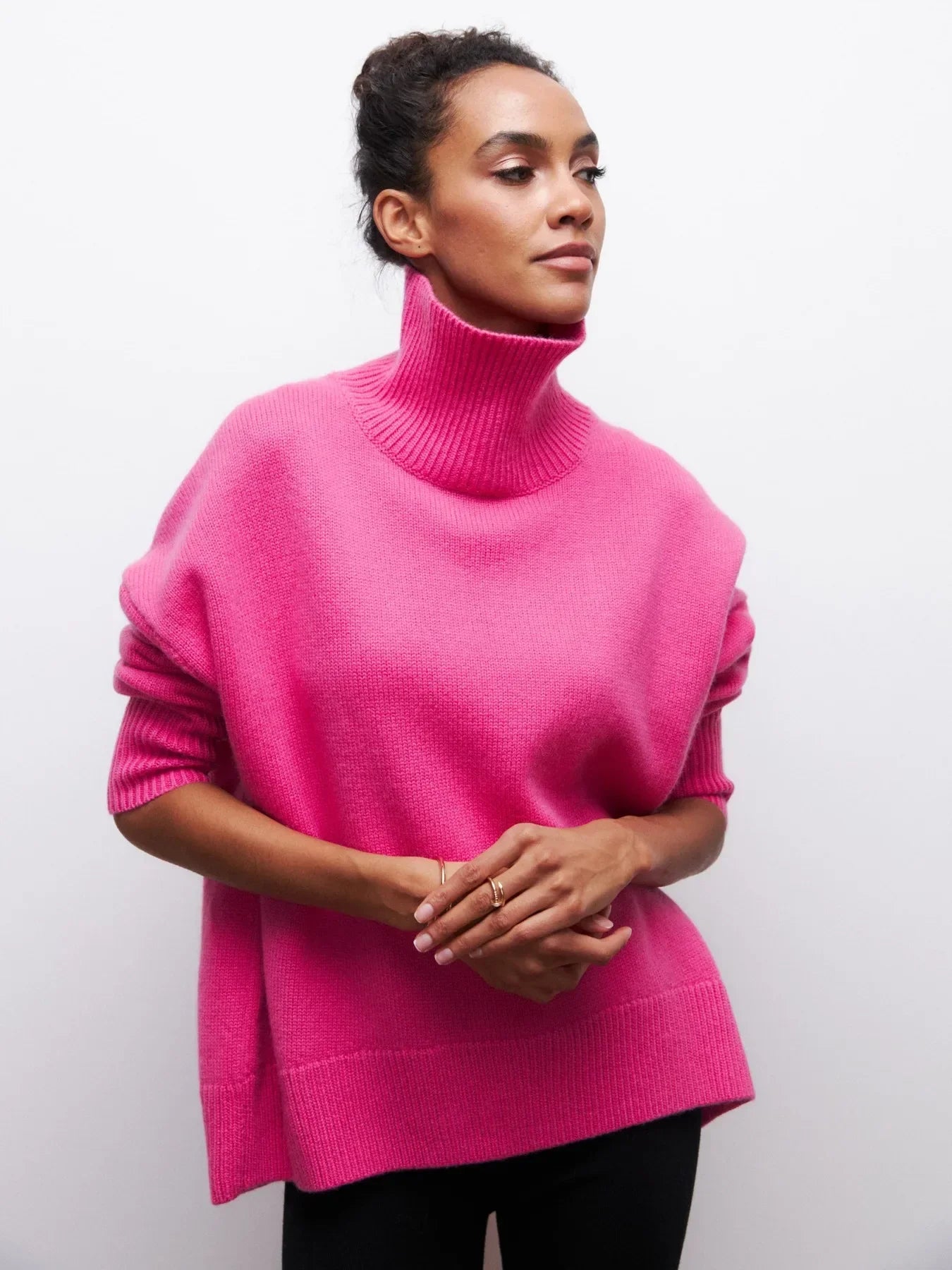Persora™ | Relaxed Turtleneck Knit Sweater