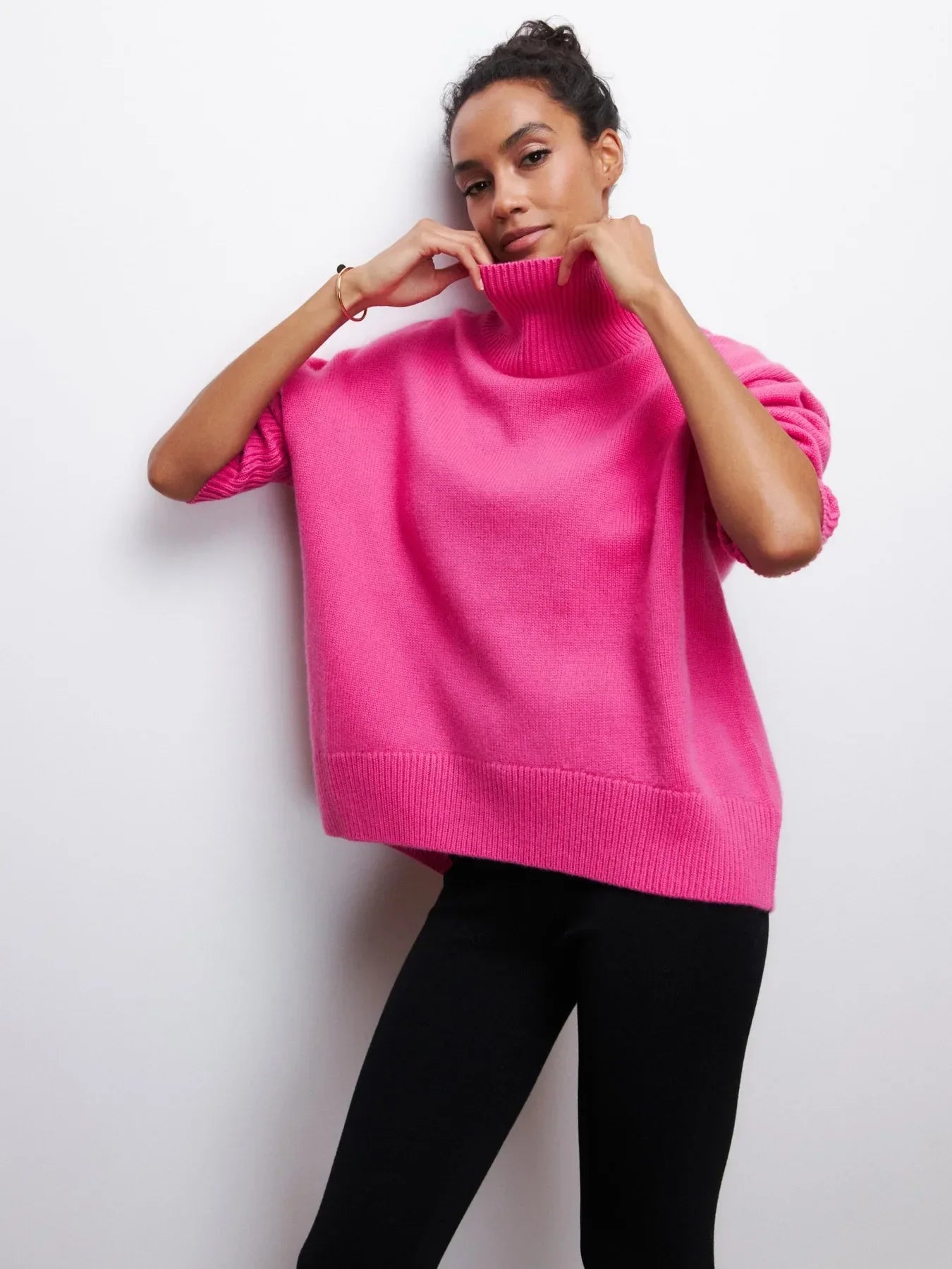 Persora™ | Relaxed Turtleneck Knit Sweater