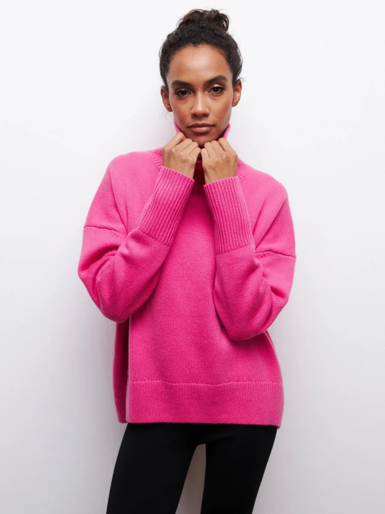 Persora™ | Relaxed Turtleneck Knit Sweater