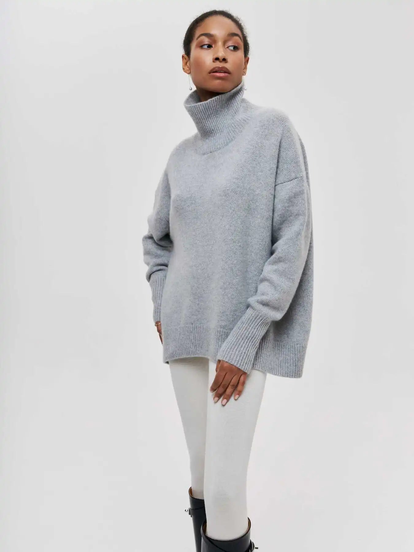 Persora™ | Relaxed Turtleneck Knit Sweater