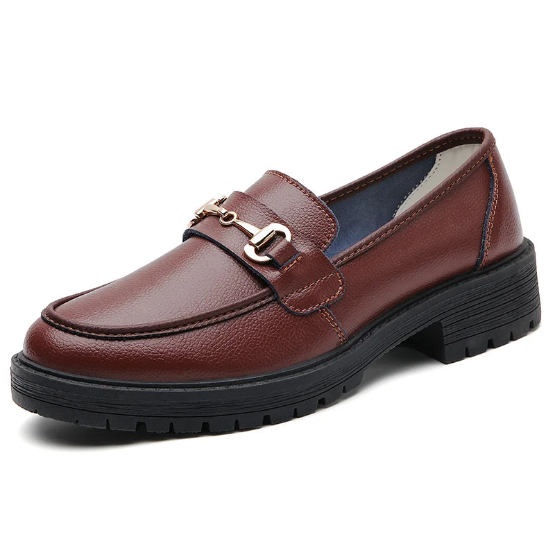 Clara | Comfortable faux leather loafers