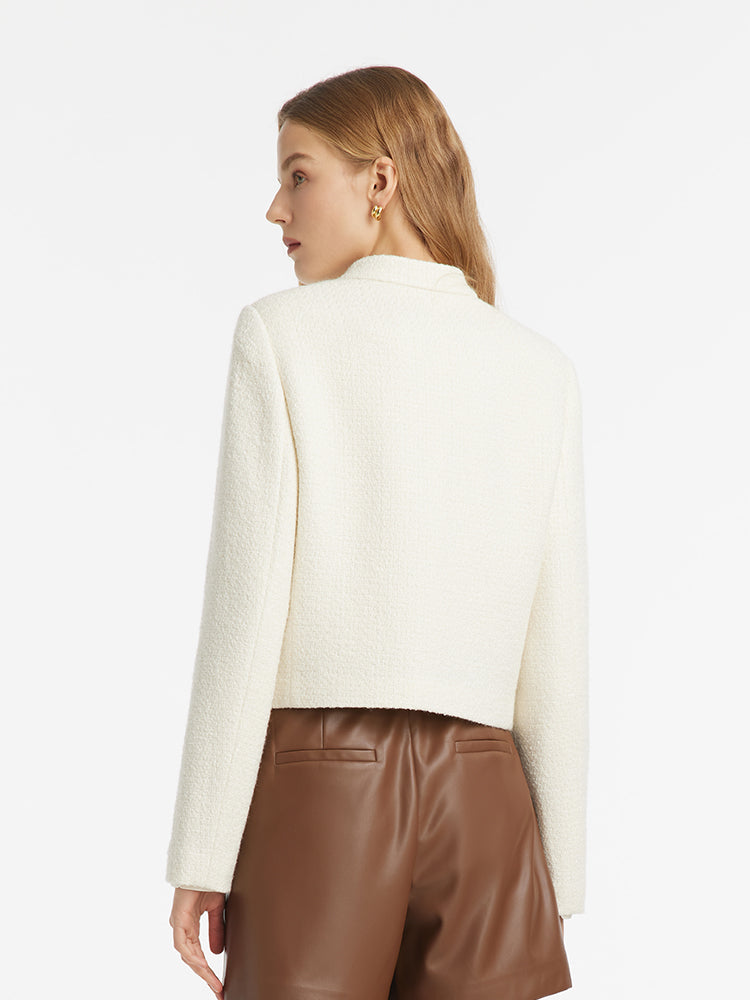 Persora™ | Wool Blend Single-Breasted Jacket