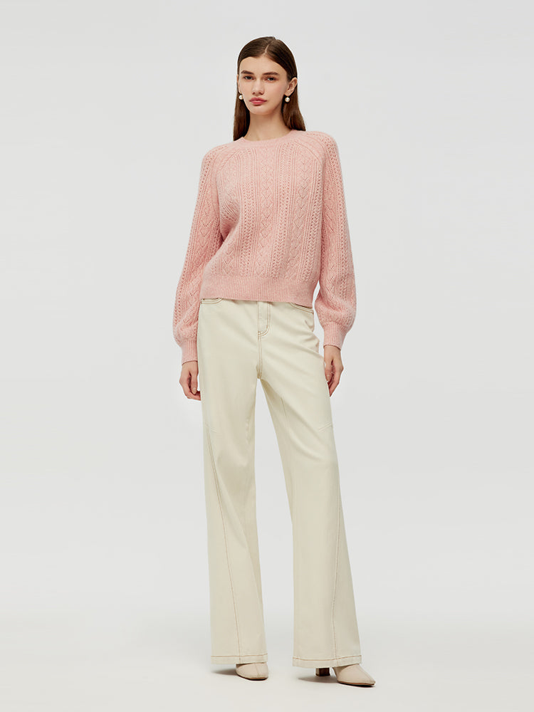Persora™ | Wool Blend Cable Knit Sweater