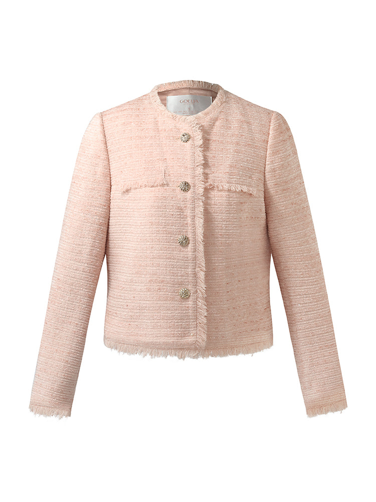 Persora™ | Collarless Crop Jacket