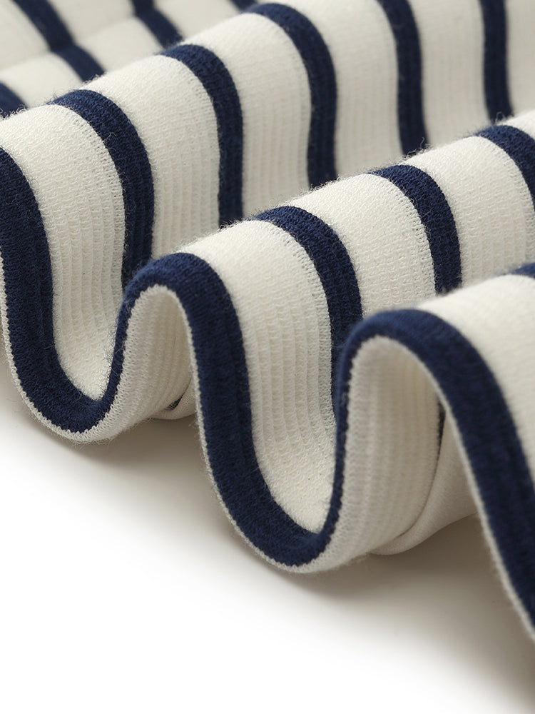 Persora™ | Cotton Striped Crop Jacket
