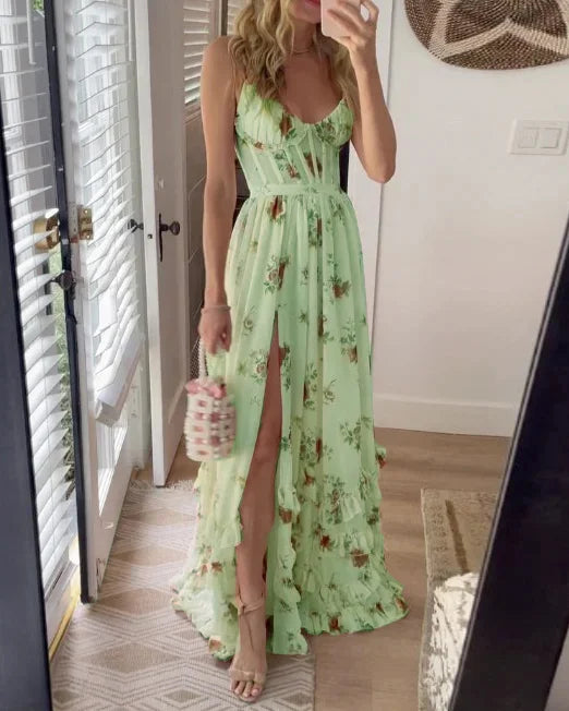Persora™ | Romantic Floral Maxi Dress