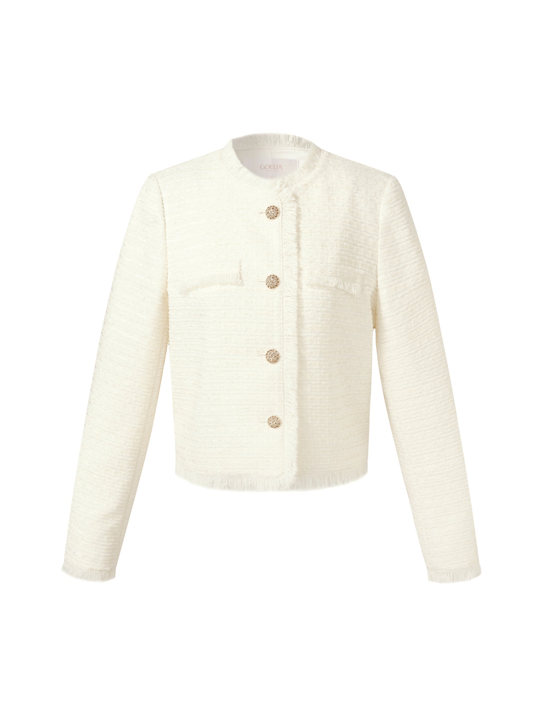 Persora™ | Collarless Crop Jacket