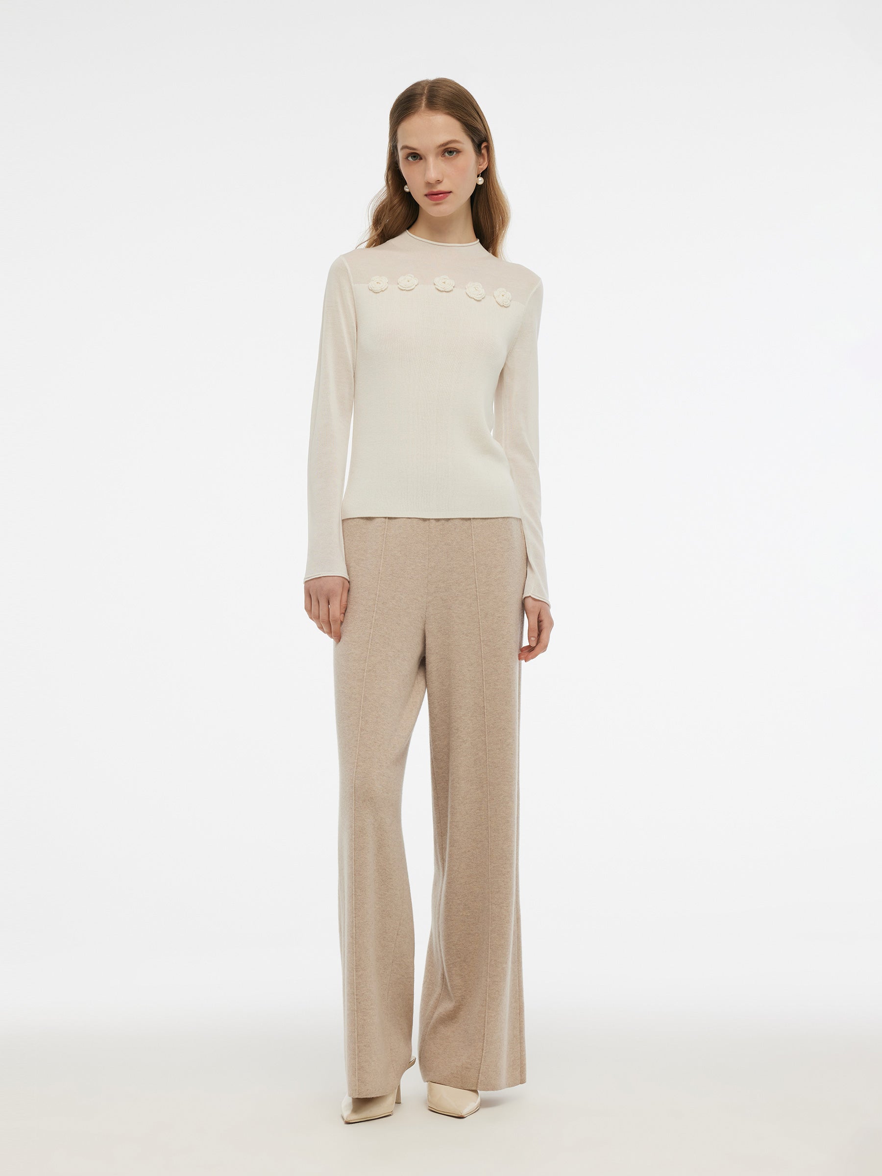 Persora™ | Flower Knit Top