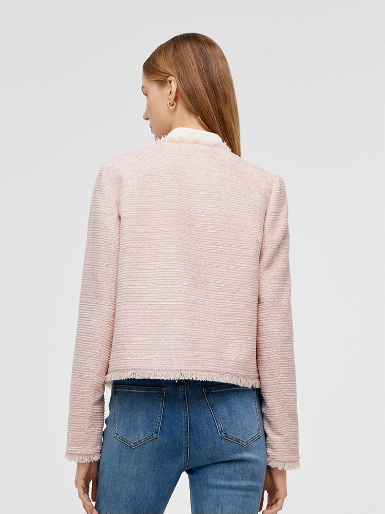 Persora™ | Collarless Crop Jacket