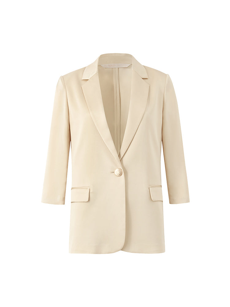 Persora™ | Acetate One Button Blazer