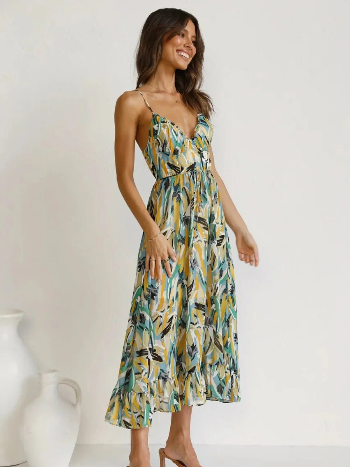 Persora™ | Vibrant Bliss Midi Dress