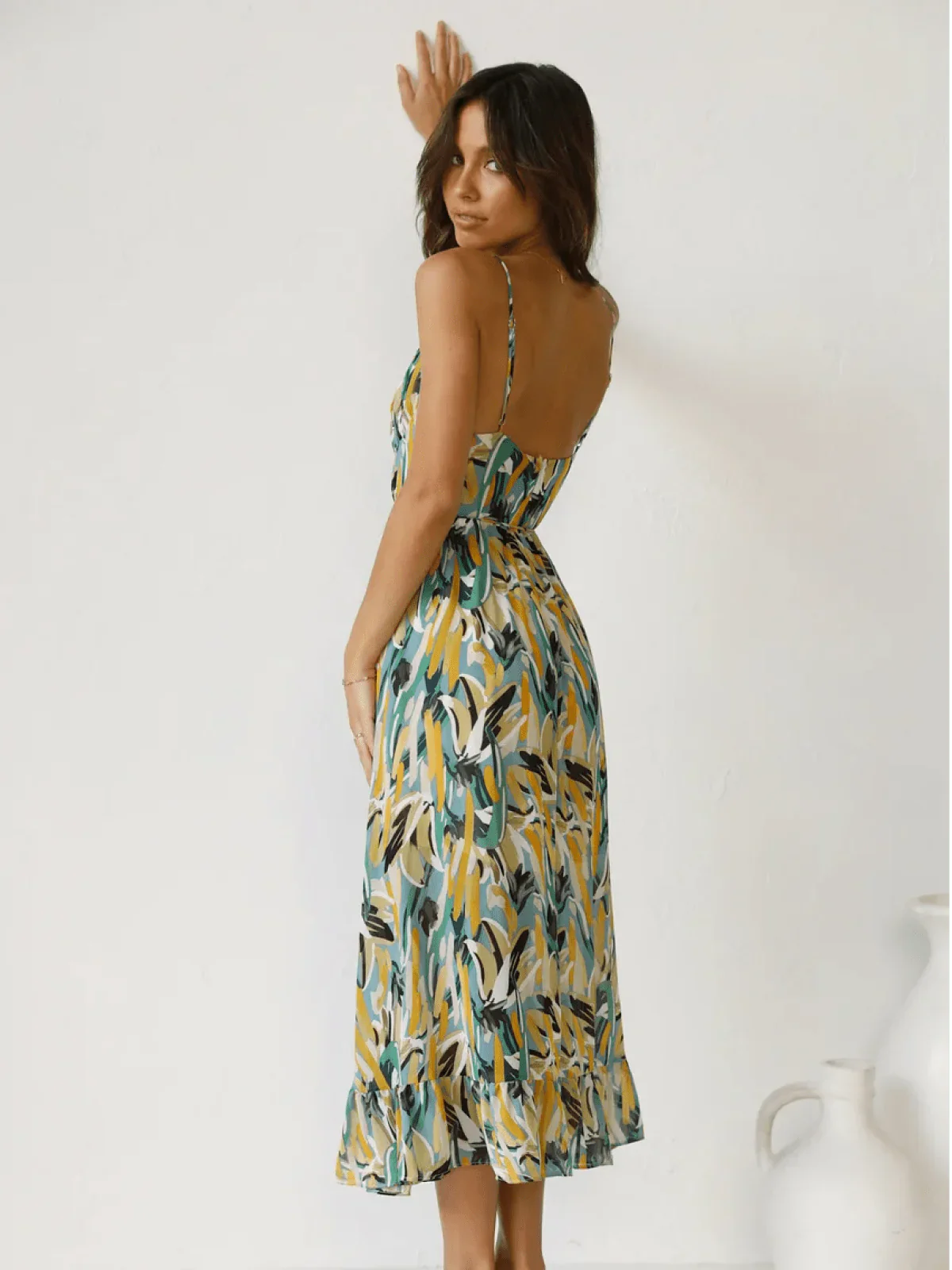Persora™ | Vibrant Bliss Midi Dress