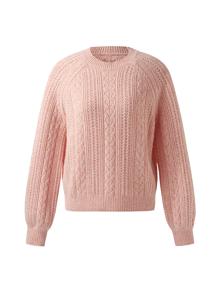Persora™ | Wool Blend Cable Knit Sweater