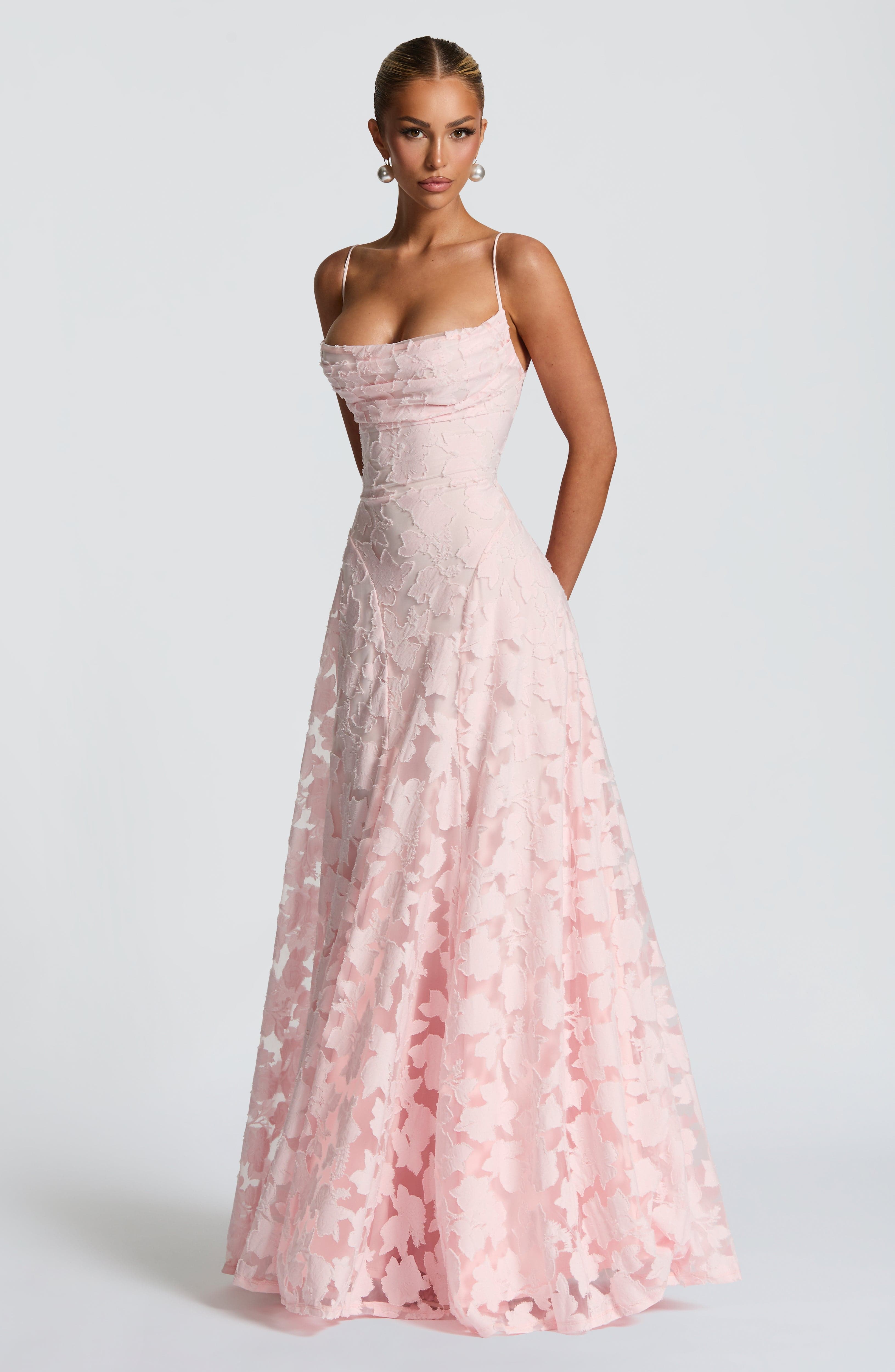 Persora™ | Lace Corset Maxi Dress