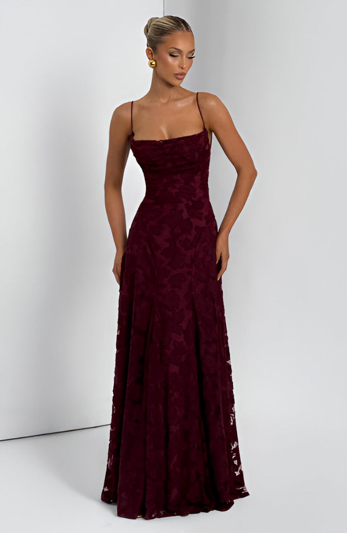 Persora™ | Lace Corset Maxi Dress