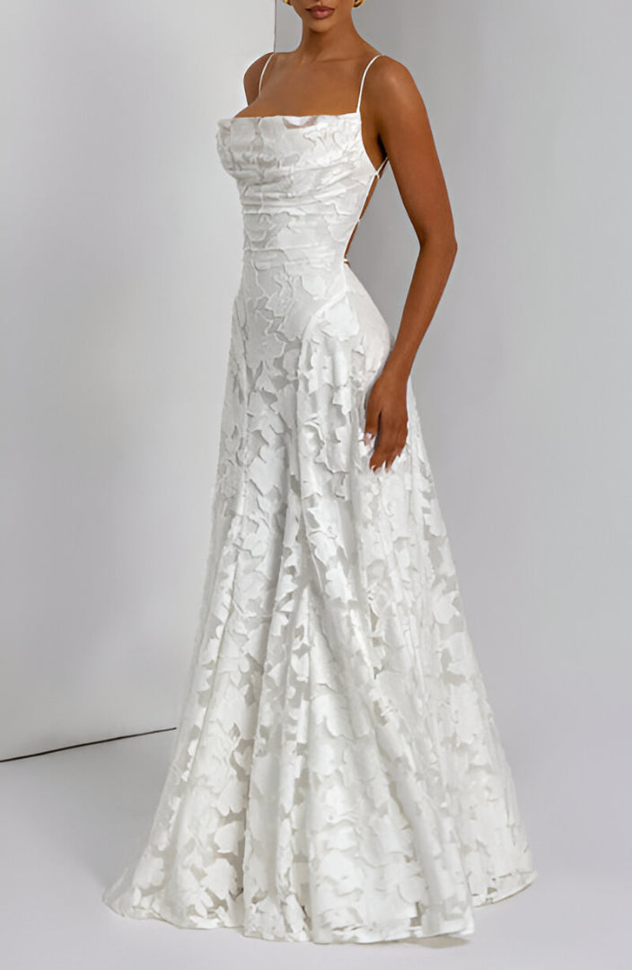 Persora™ | Lace Corset Maxi Dress