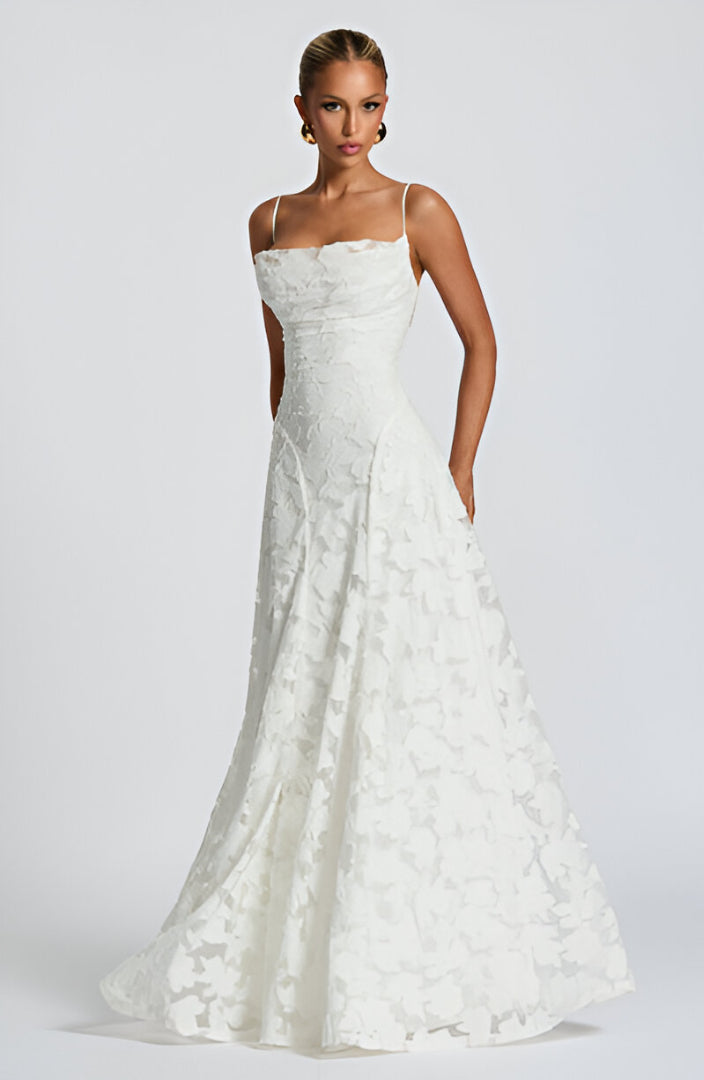 Persora™ | Lace Corset Maxi Dress