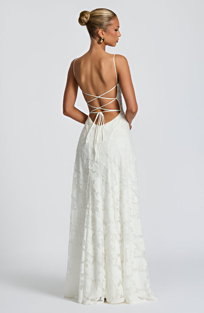 Persora™ | Lace Corset Maxi Dress