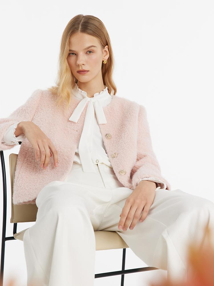 Persora™ | Wool-Blend Crop Jacket