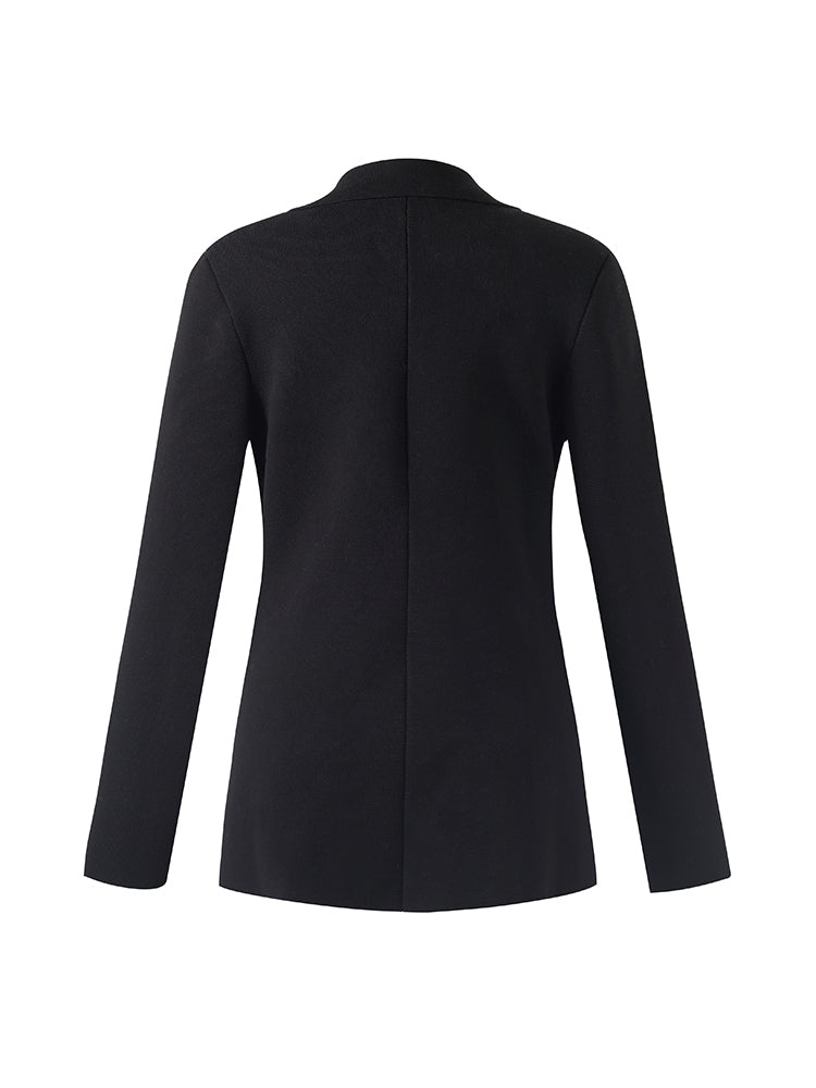Persora™ | Stretch Lapel Knit Blazer