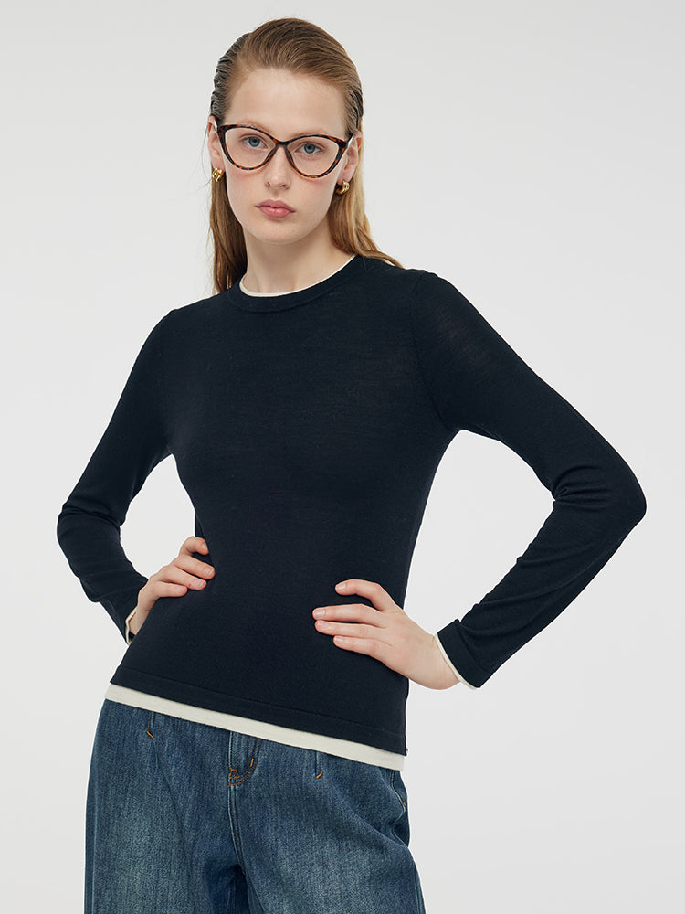 Persora™ | Wool Knit Top