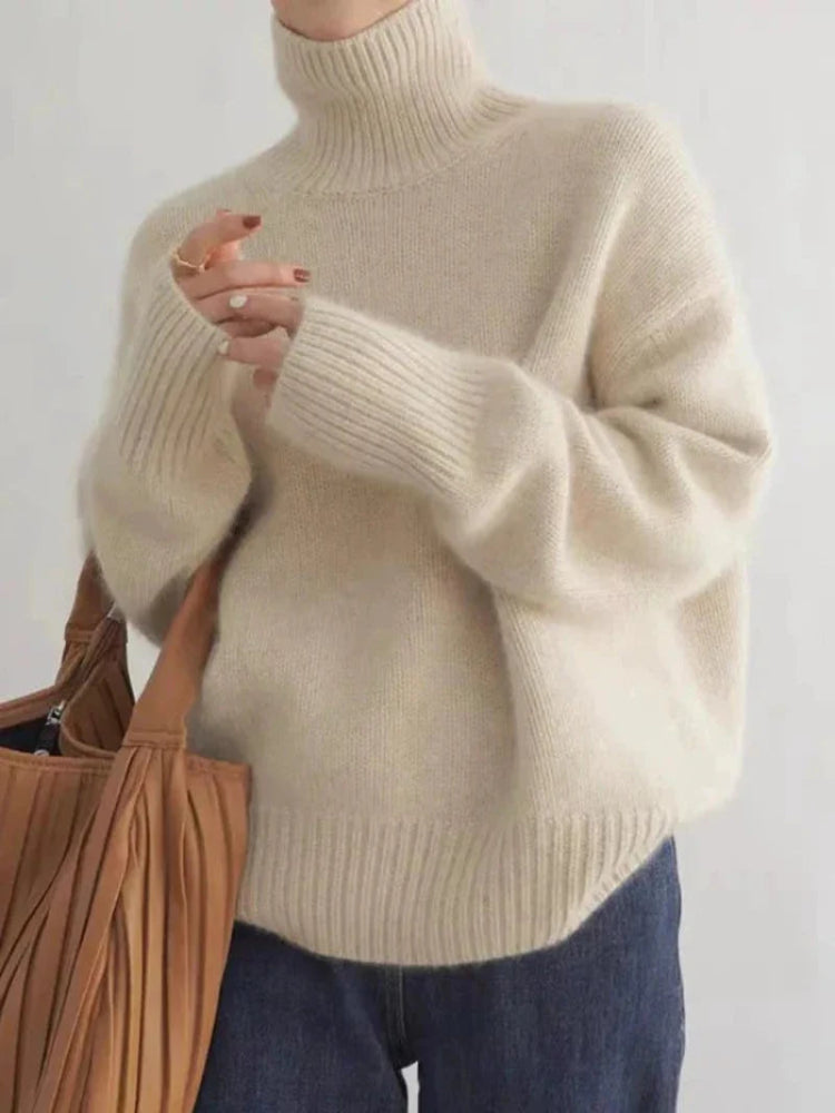 Persora™ | Chic Cashmere Turtleneck Sweater