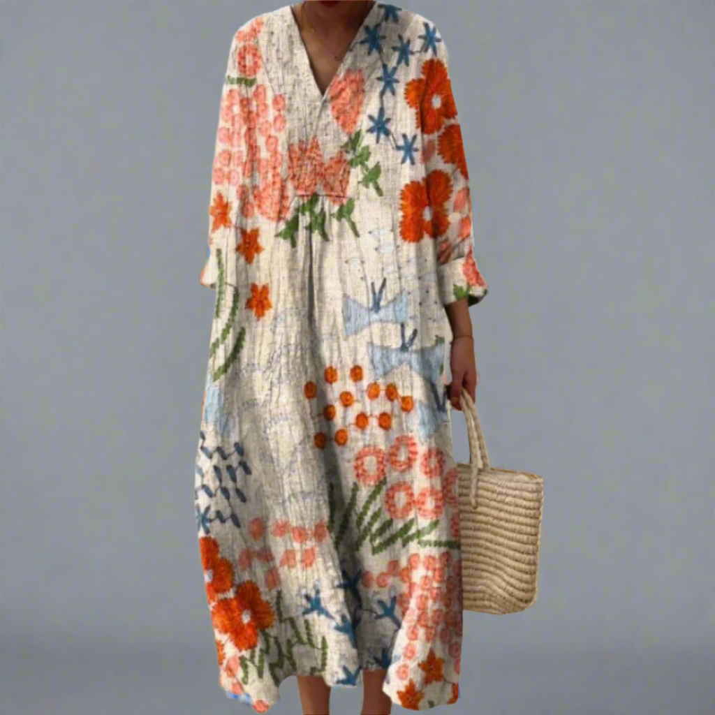 Eliza | Flowerdesign Maxi Dress