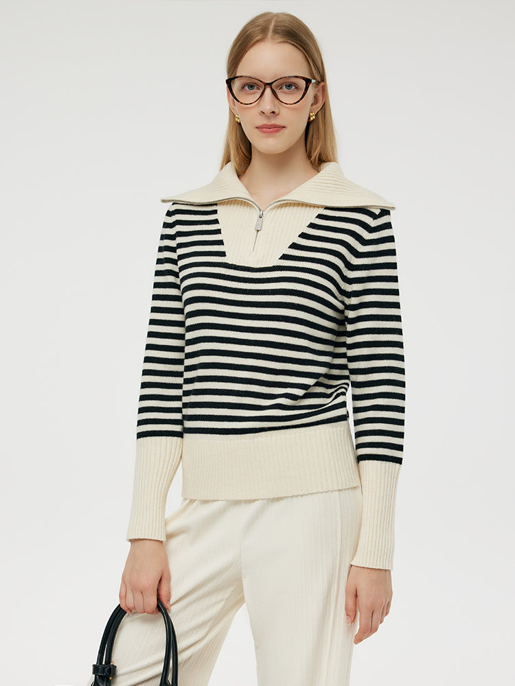 Persora™ | Half-Zip Women Knit Top